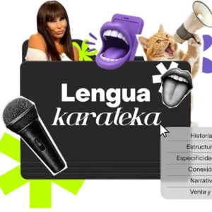 Portada del curso Lengua karateka, sobre storytelling