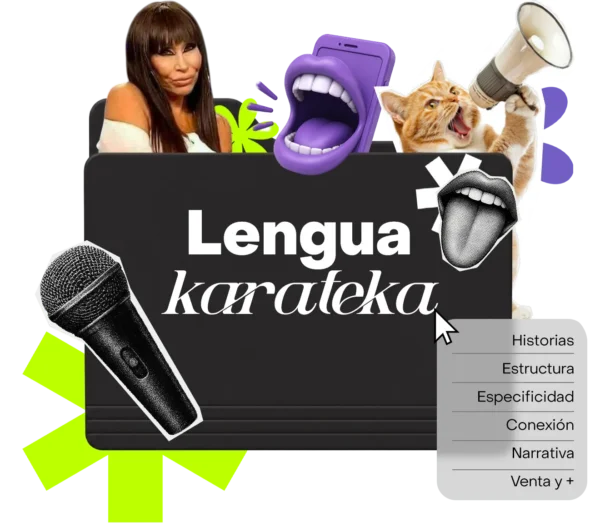 Portada del curso Lengua karateka, sobre storytelling
